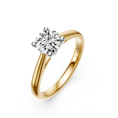 Diamond Ring in Yellow Gold