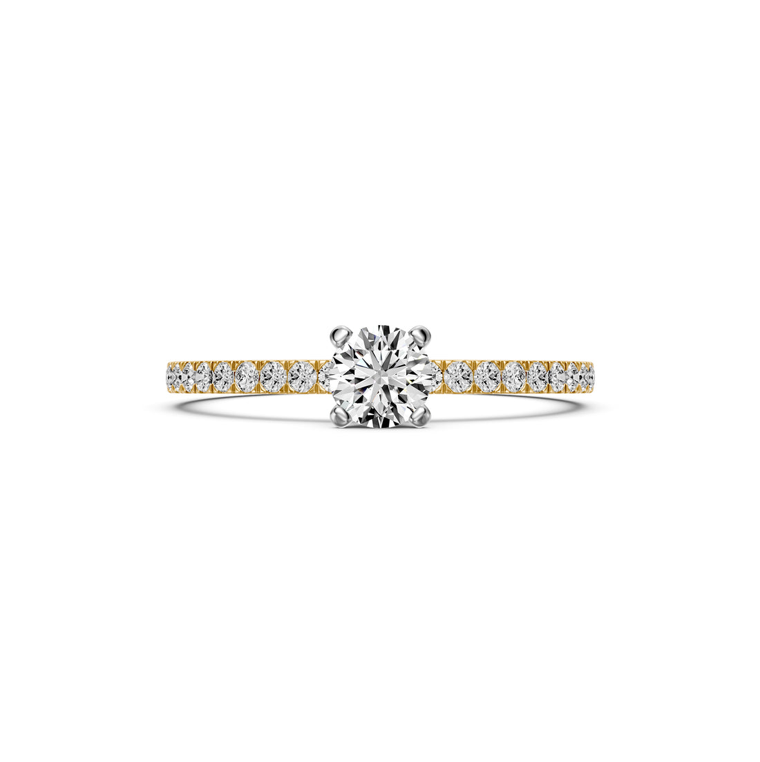 Diamond Ring in Yellow Gold