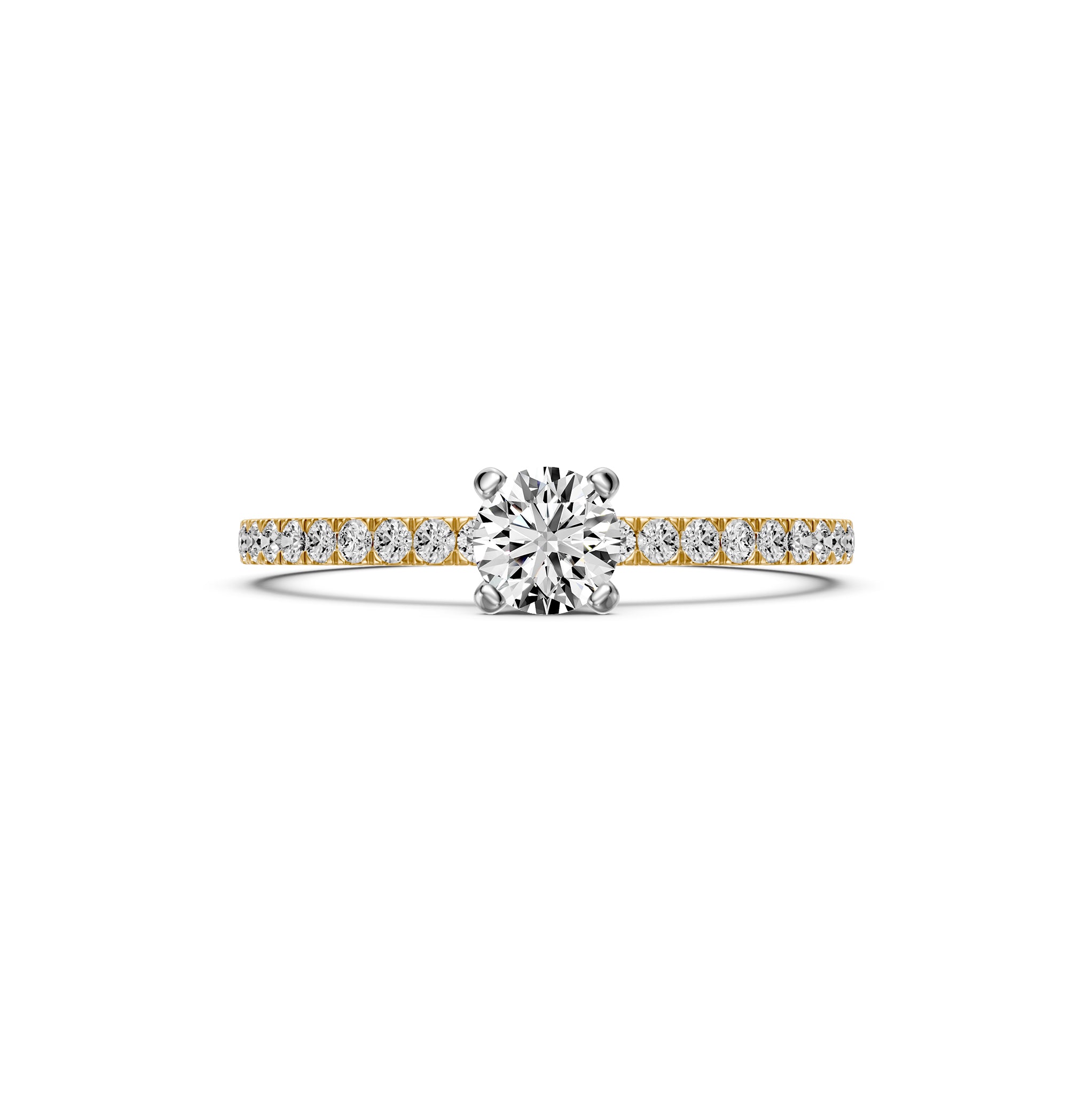 Diamond Ring in Yellow Gold