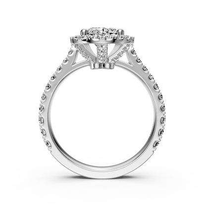 Diamond Ring in White Gold