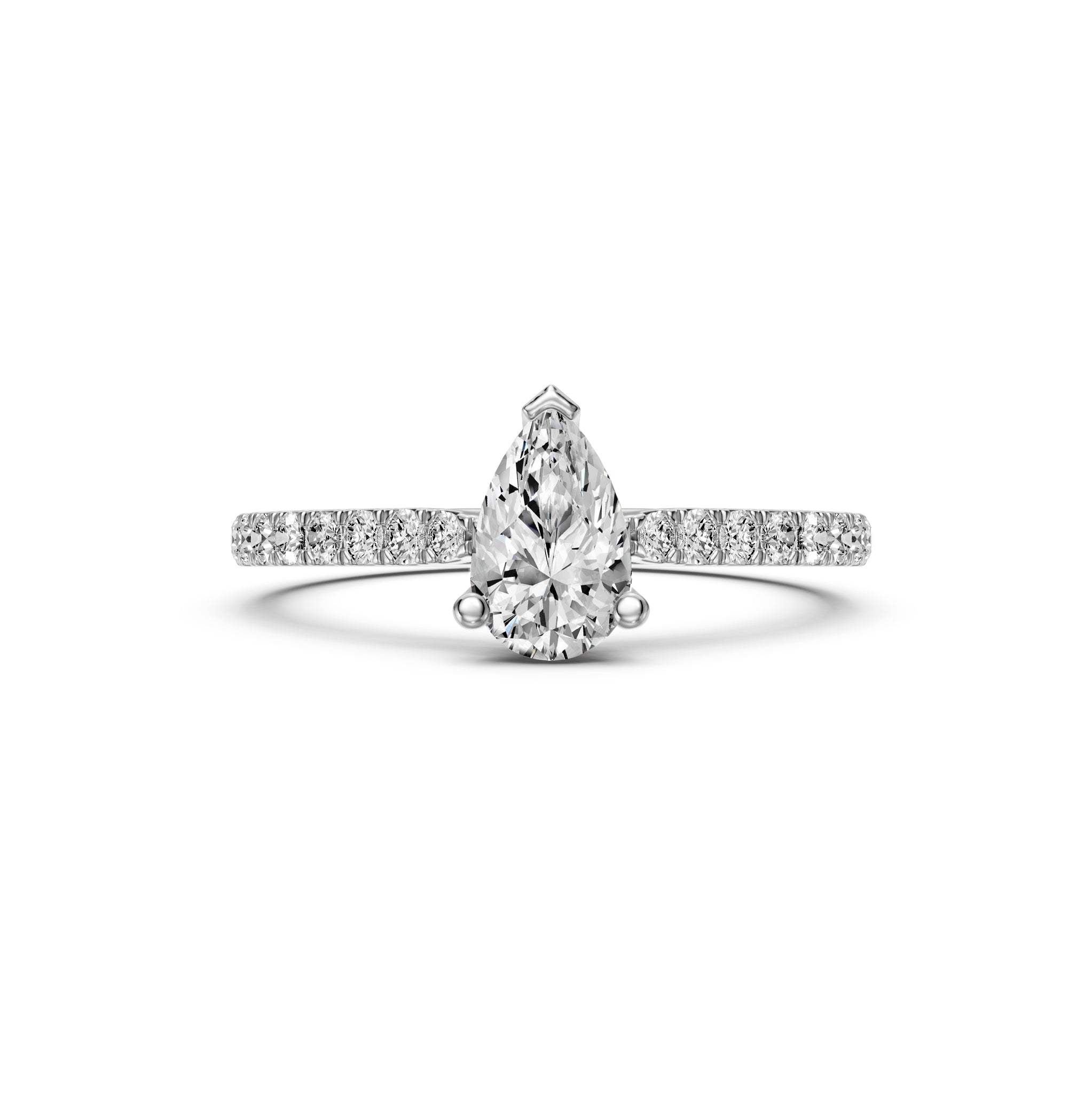 Diamond Ring in White Gold