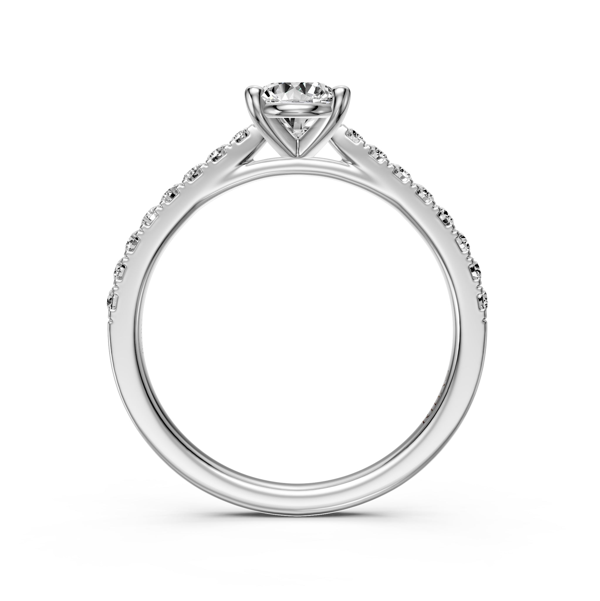 Diamond Ring in White Gold
