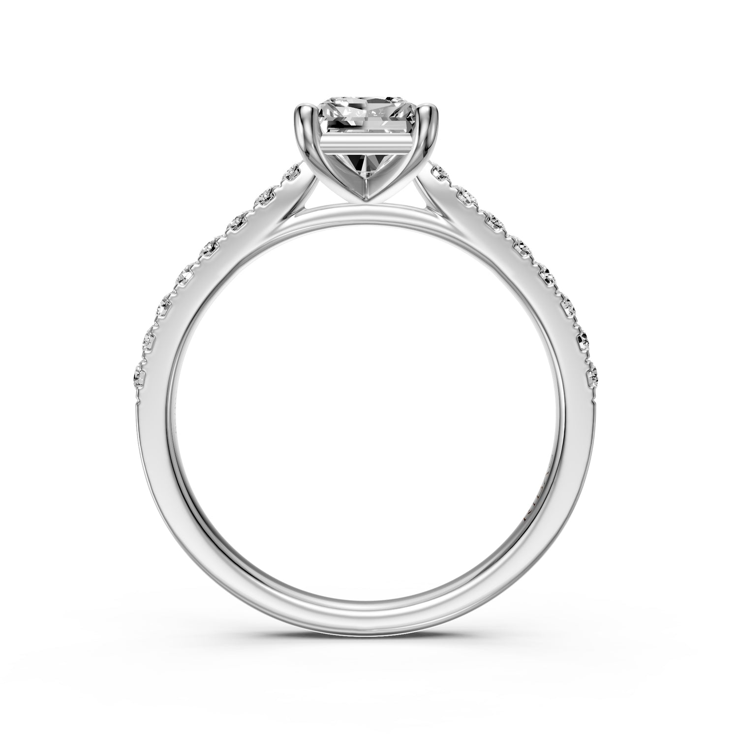 Diamond Ring in White Gold