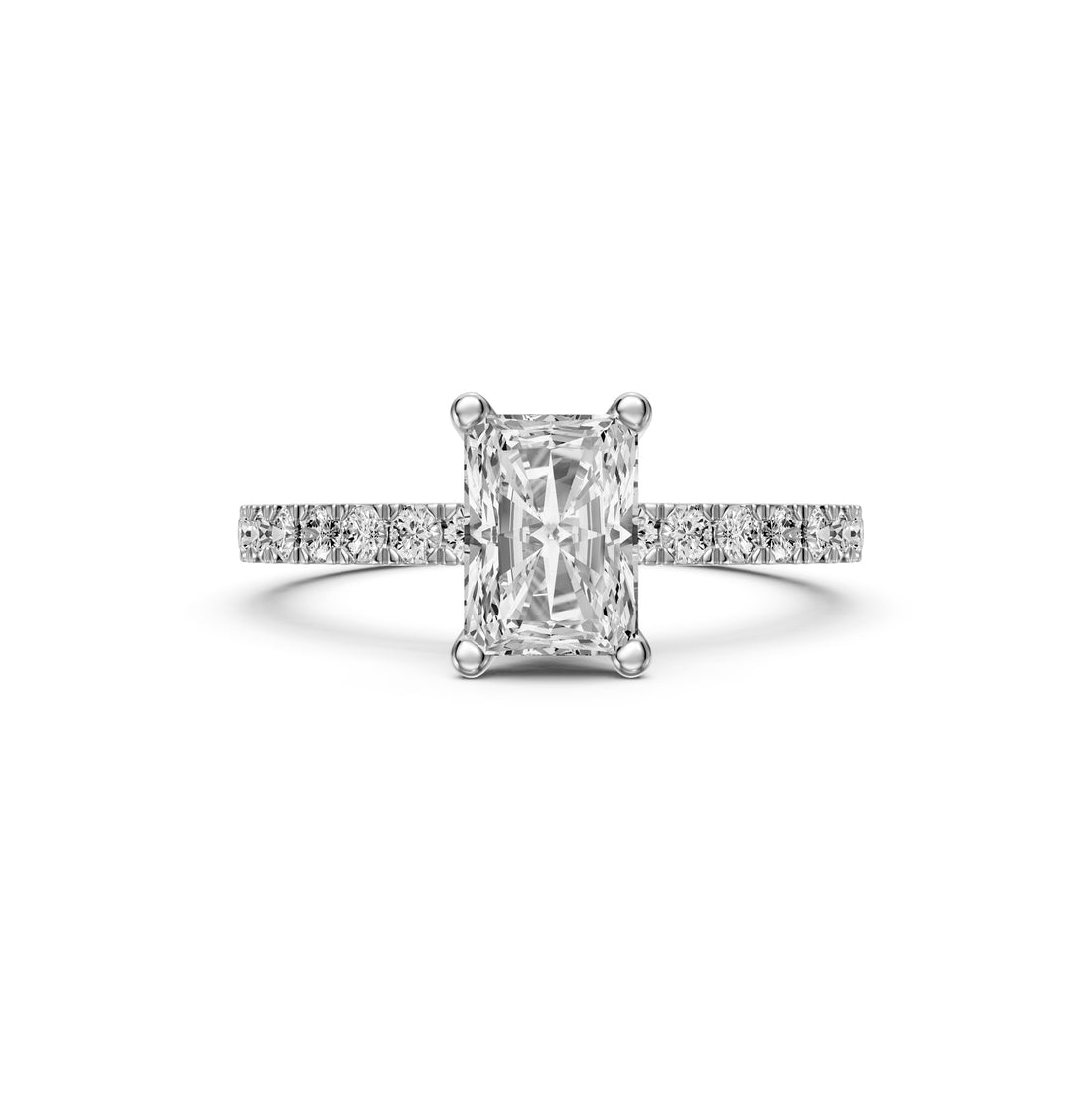 Diamond Ring in White Gold