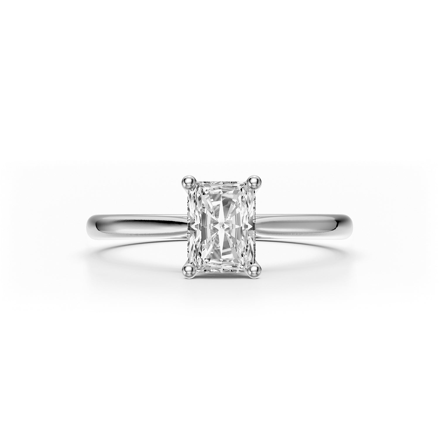 Diamond Ring in White Gold