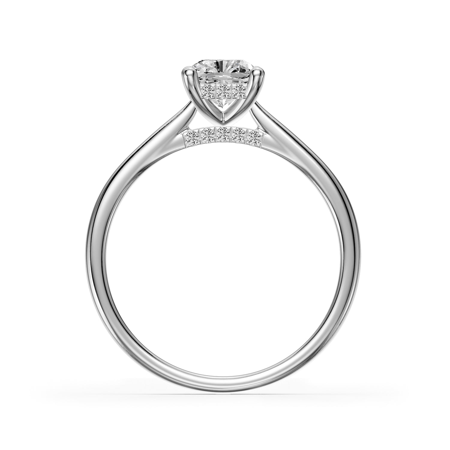 Diamond Ring in White Gold