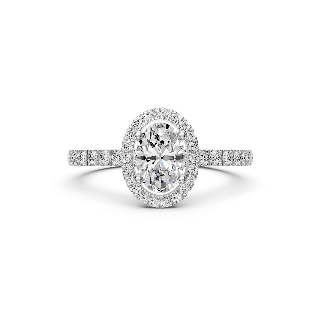 Diamond Ring in White Gold