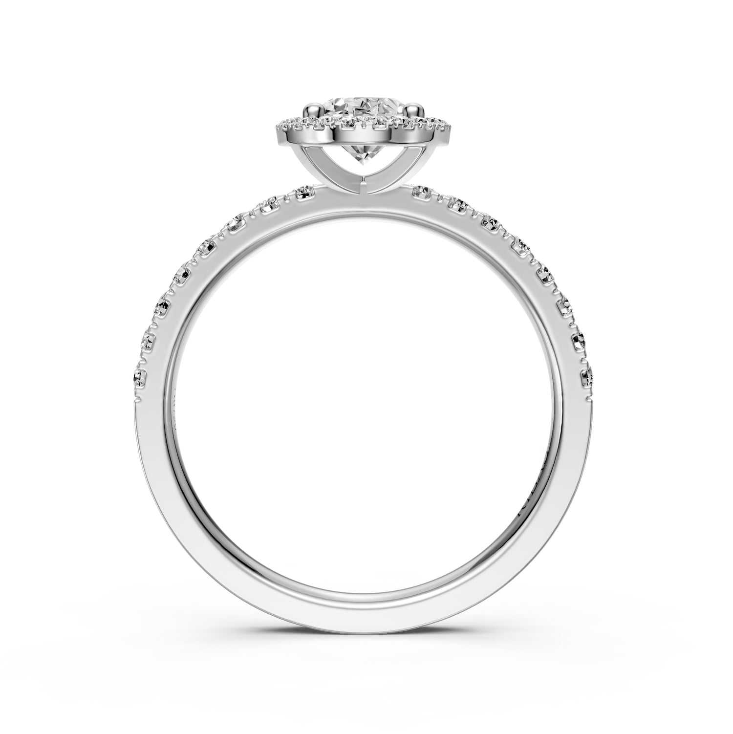 Diamond Ring in White Gold