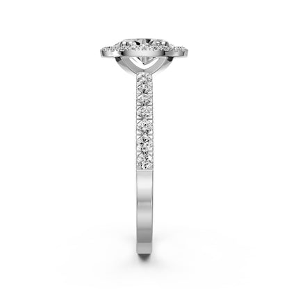 Diamond Ring in White Gold