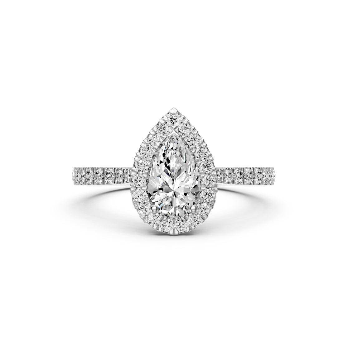 Diamond Ring in White Gold