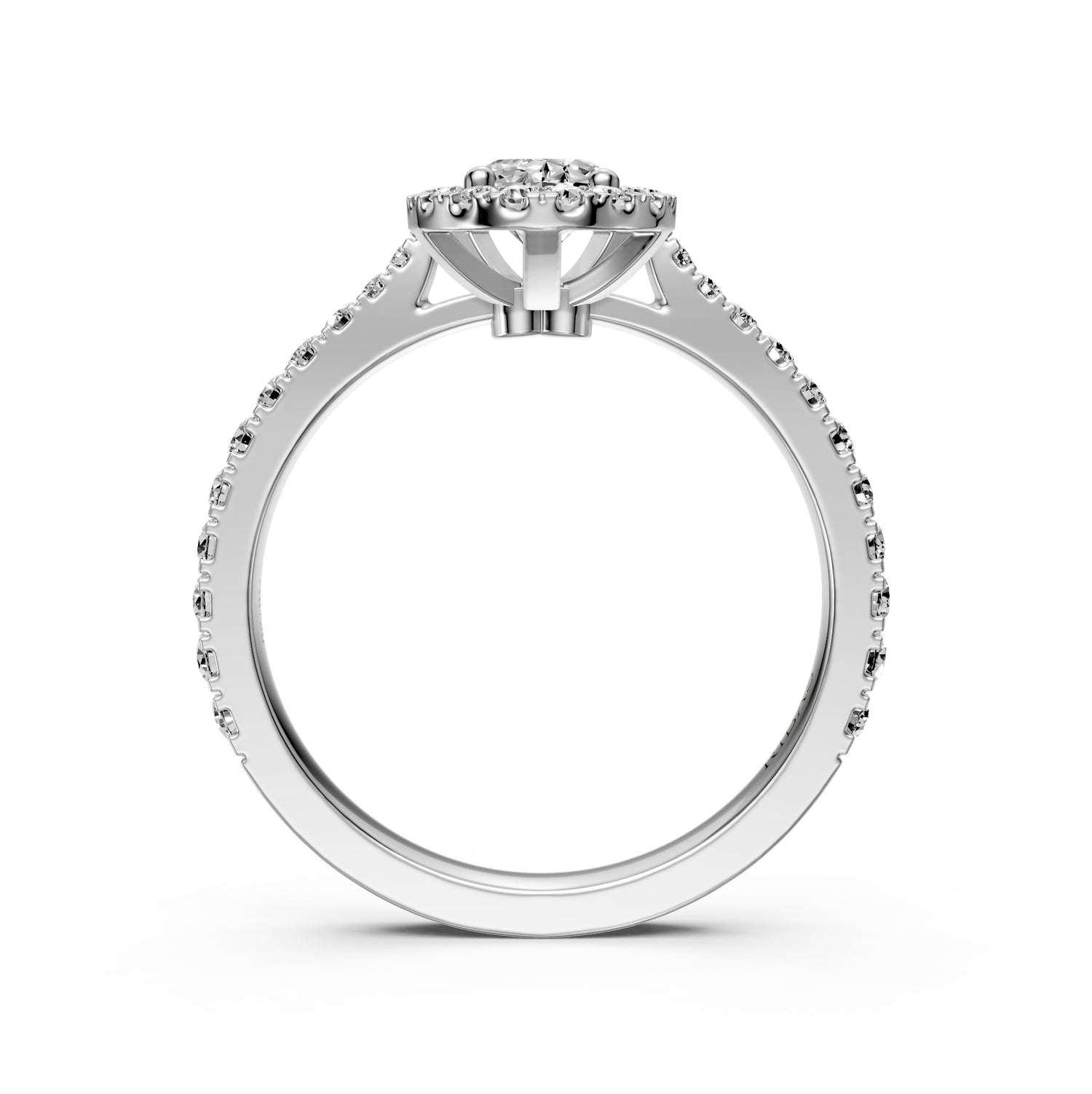 Diamond Ring in White Gold