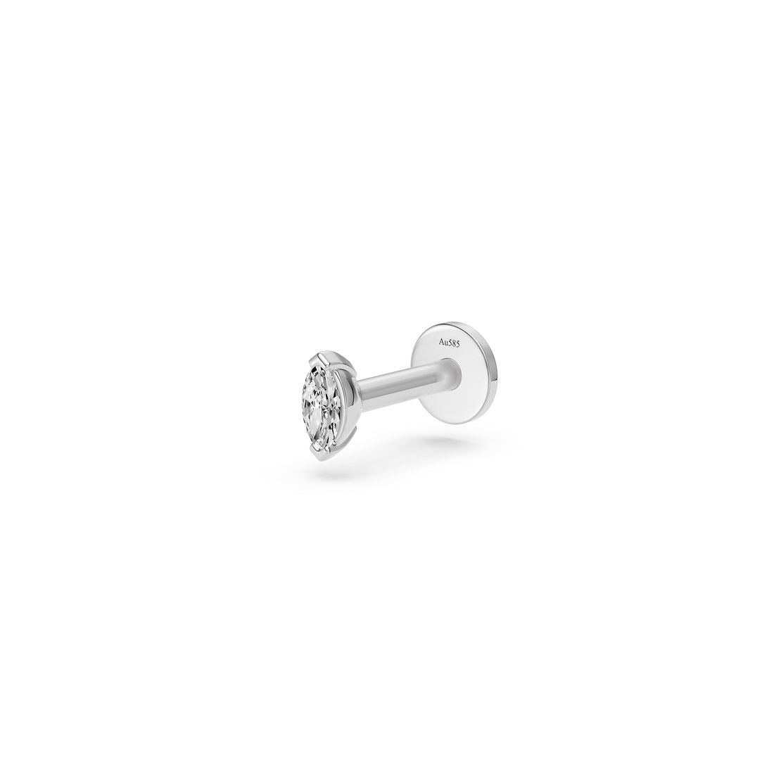 Diamond Piercing in White Gold