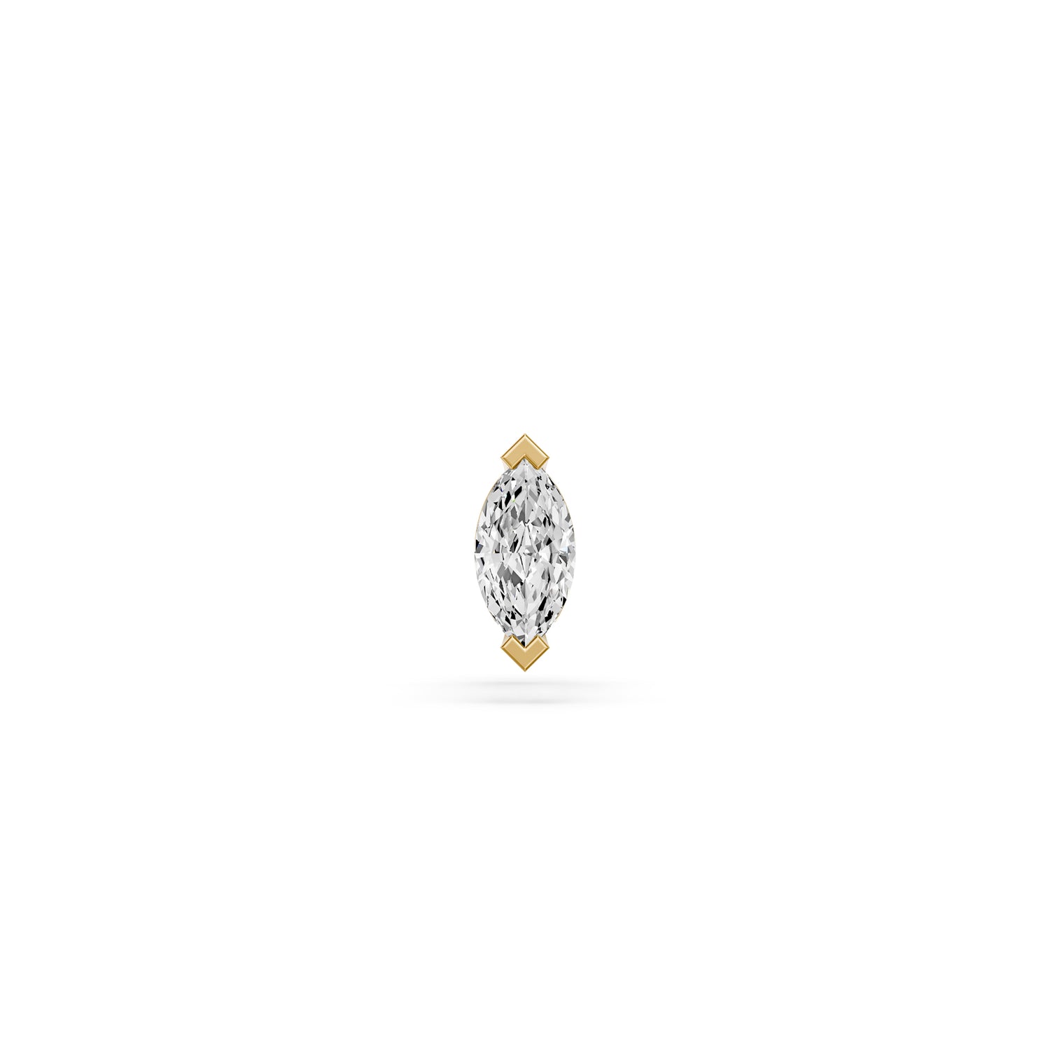 Diamond Piercing in Yellow Gold