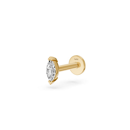 Diamond Piercing in Yellow Gold