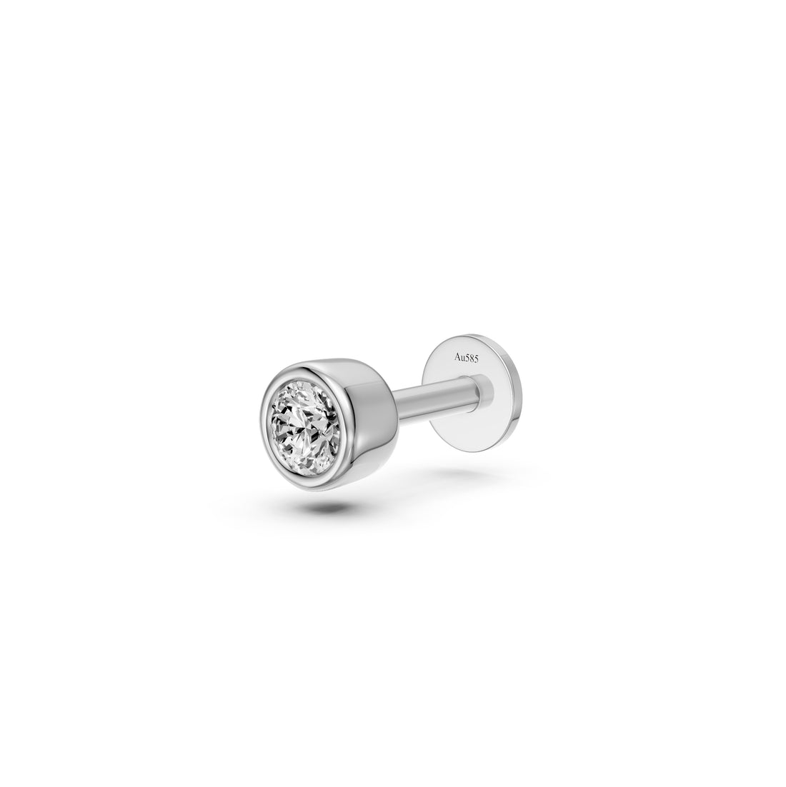Diamond Piercing in White Gold