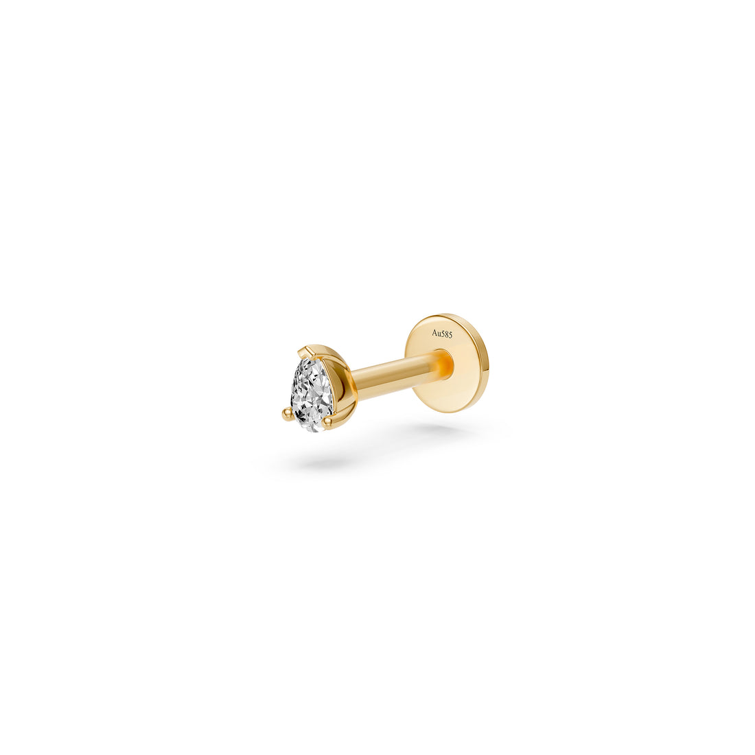 Diamond Piercing in Yellow Gold
