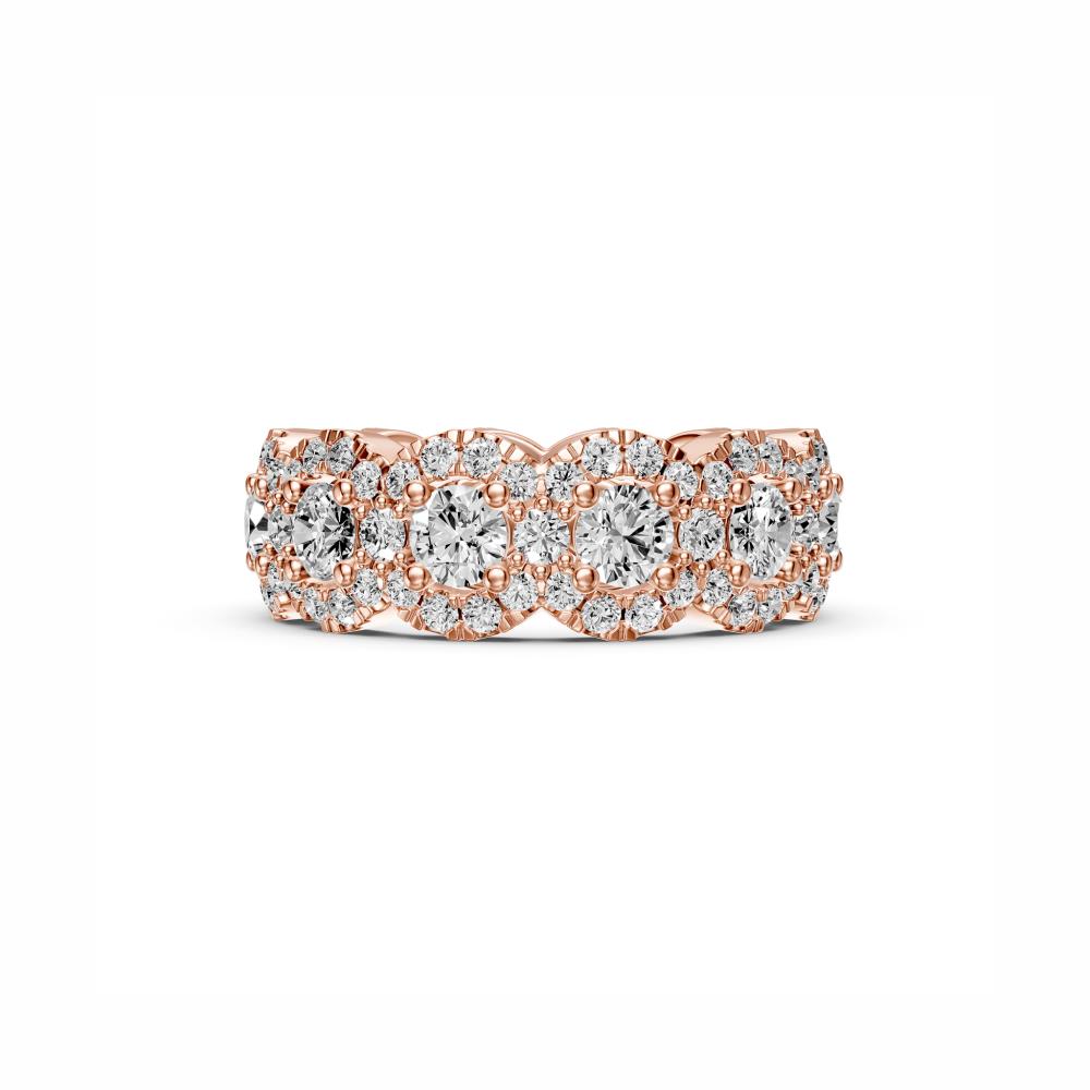 Diamond Ring in Rose Gold - Grand