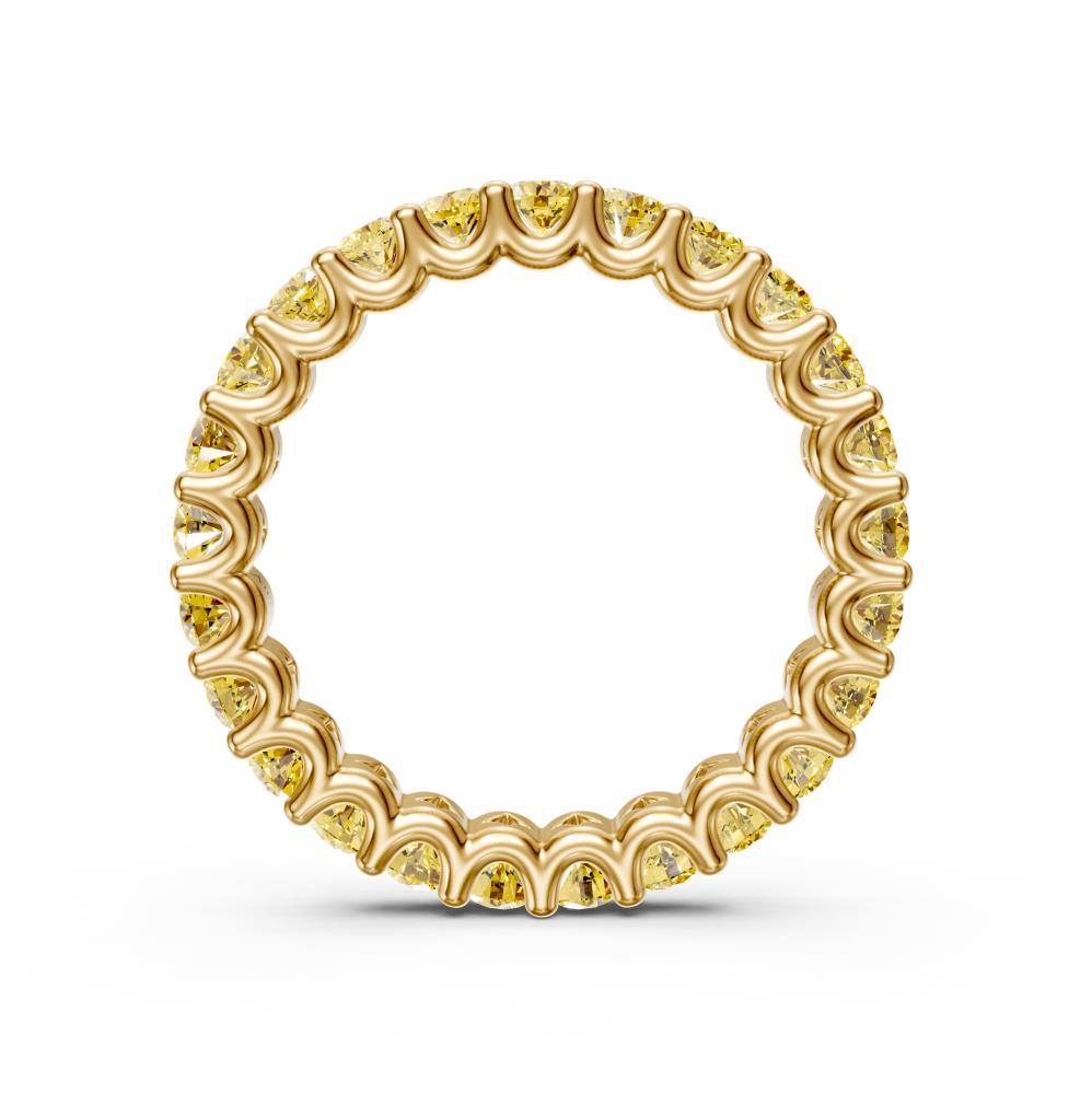 Yellow Sapphire Band Ring in Yellow Gold