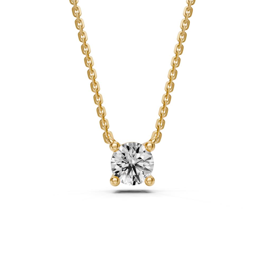 Diamond Necklace in Yellow Gold