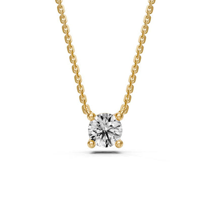 Diamond Necklace in Yellow Gold