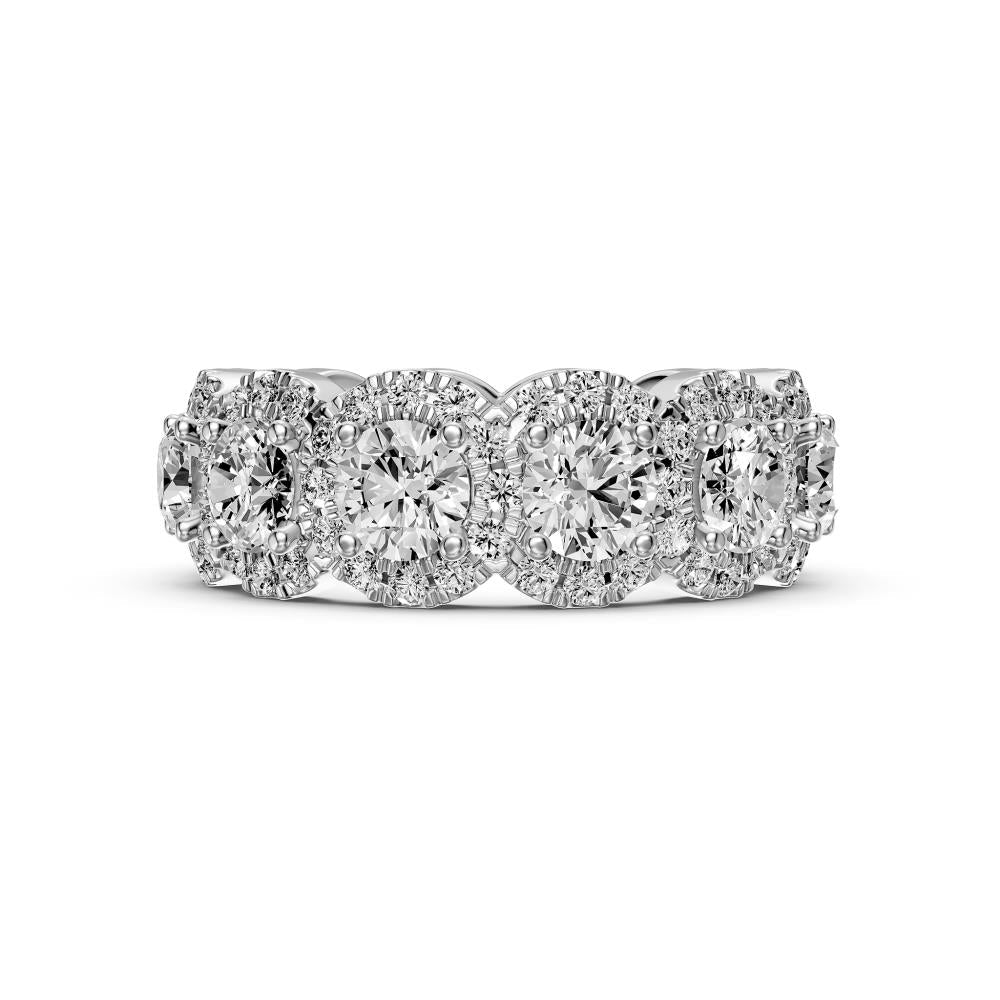Diamond Ring in White Gold