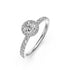 Diamond Ring in White Gold