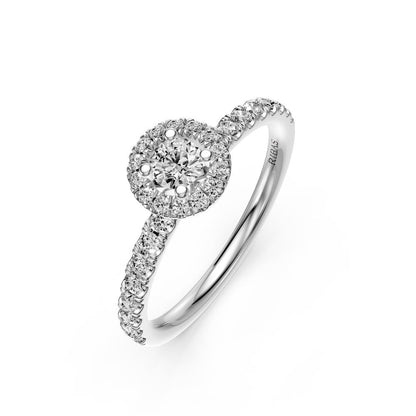 Diamond Ring in White Gold