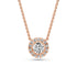 Diamond Necklace in Rose Gold