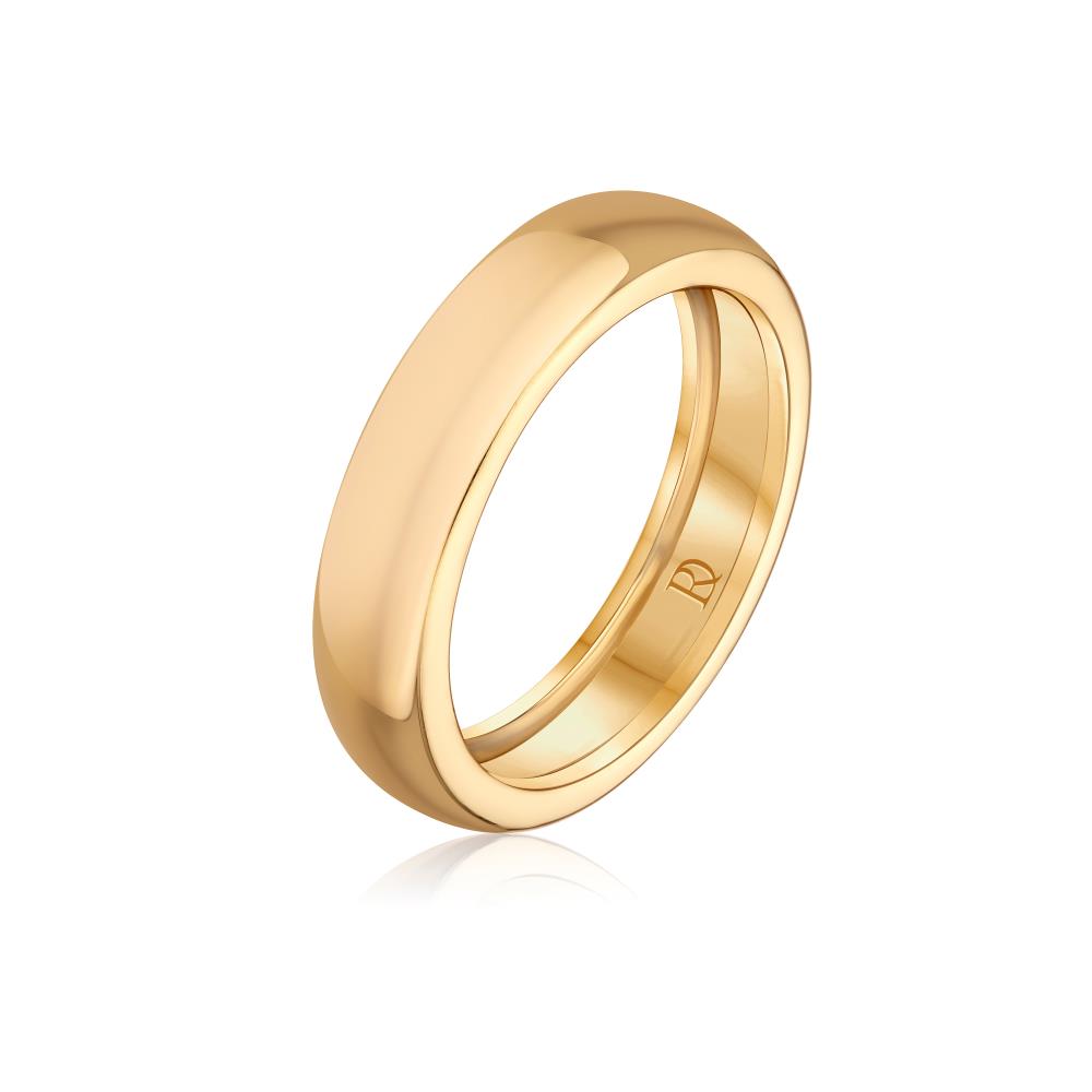 Wedding Band Ring in Yellow Gold - Grand