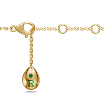 Diamond Cross Pendant in Yellow Gold - Large
