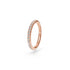 Hoop Earring in Rose Gold with Diamonds