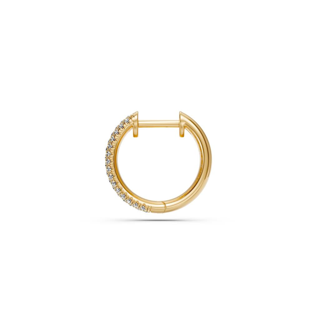 Diamond Earrings in Yellow Gold