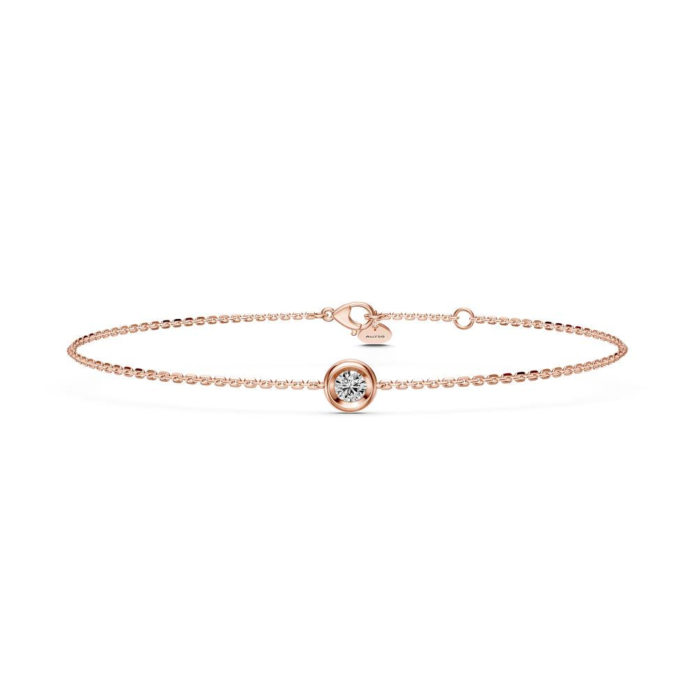 Diamond Bracelet in Rose Gold