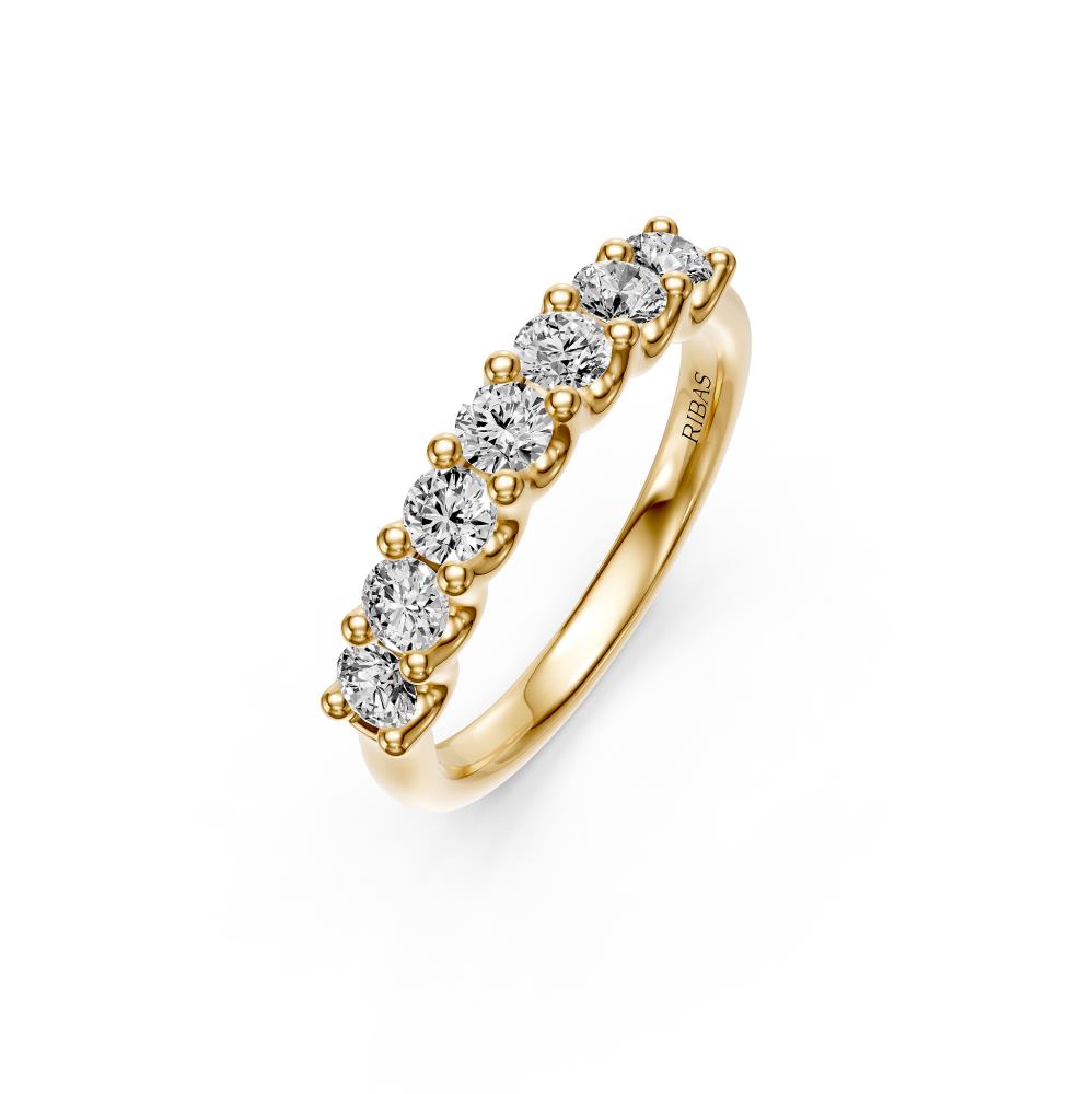 Diamond Ring in Yellow Gold - Slim