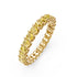 Yellow Sapphire Band Ring in Yellow Gold